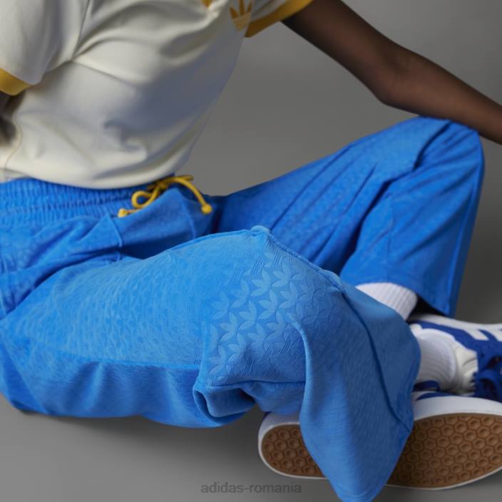 Adidas pantaloni din velur anii 70 adicolor pasăre albastră adidas femei pasare albastra 2JBN2676