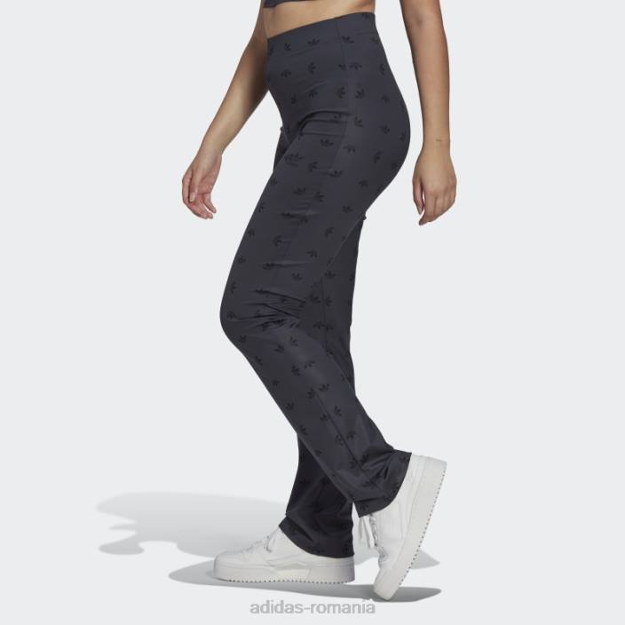 Adidas pantaloni elastici cu imprimeu gri noapte femei gri de noapte 2JBN10733