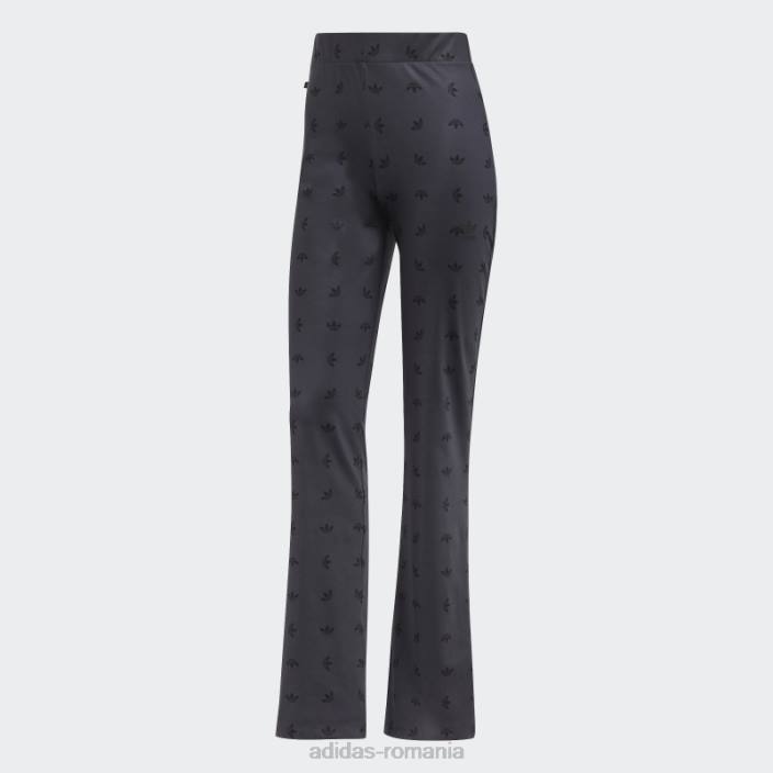 Adidas pantaloni elastici cu imprimeu gri noapte femei gri de noapte 2JBN10733