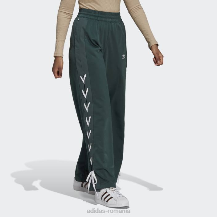 Adidas pantaloni largi cu dantelă întotdeauna original verde mineral adidas femei verde mineral 2JBN2766