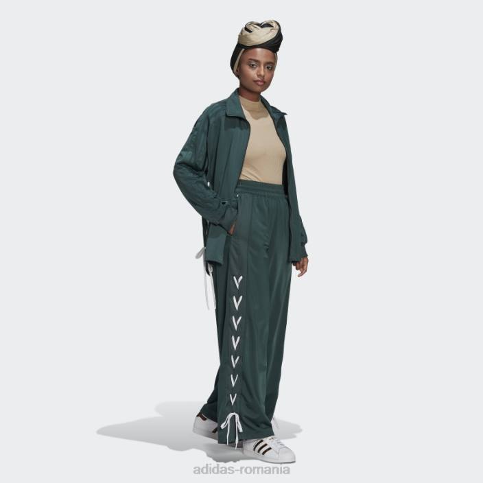 Adidas pantaloni largi cu dantelă întotdeauna original verde mineral adidas femei verde mineral 2JBN2766