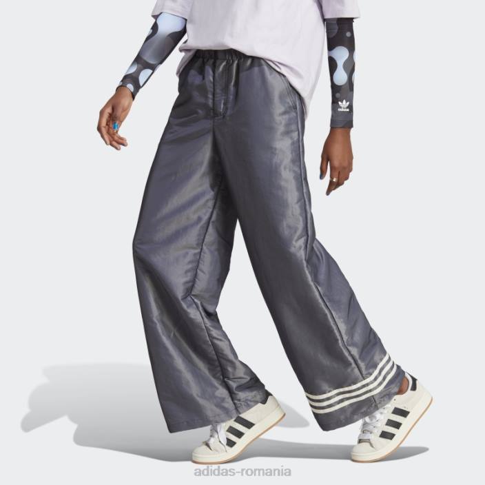 Adidas pantaloni lat de trening negru femei negru 2JBN17443