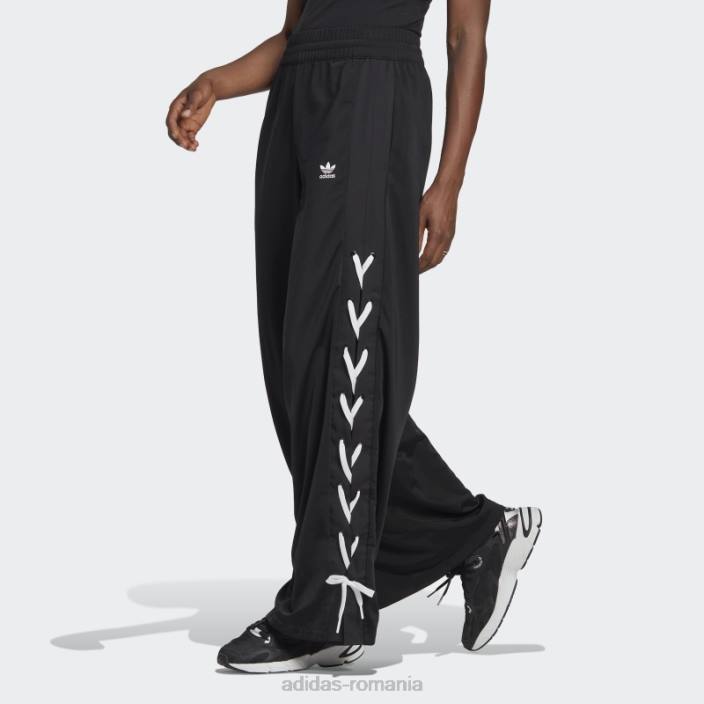 Adidas pantaloni negri adidas cu dantelă mereu originali femei negru 2JBN2700