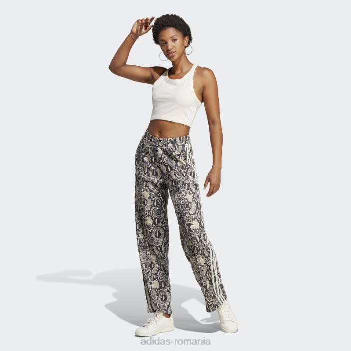 Adidas pantaloni negri din piton femei negru/multicolor 2JBN9197