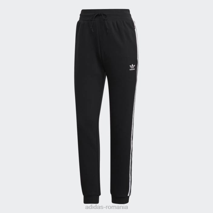 Adidas pantaloni negri subțiri cu manșete femei negru 2JBN2747