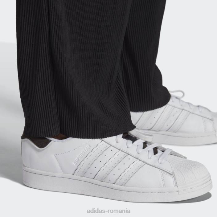 Adidas pantaloni plissé adicolor negri femei negru 2JBN10639