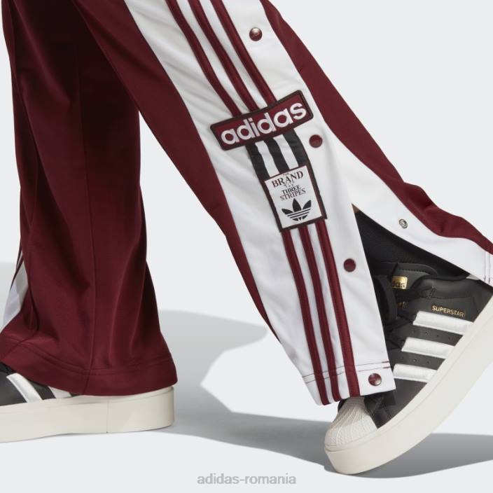 Adidas pantaloni roșii adicolor classics adibreak femei roșu 2JBN2369