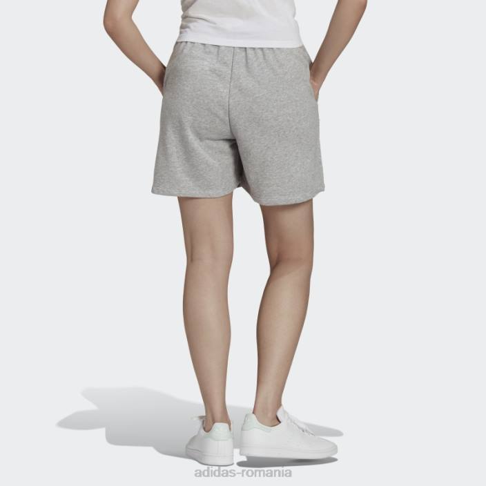 Adidas pantaloni scurți adicolor essentials french terry gri mediu femei gri mediu 2JBN9775
