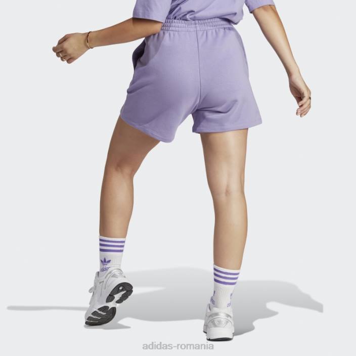 Adidas pantaloni scurți adicolor essentials french terry lila femei liliac 2JBN8960