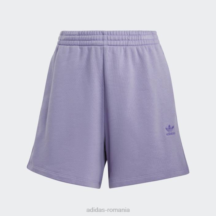 Adidas pantaloni scurți adicolor essentials french terry lila femei liliac 2JBN8960