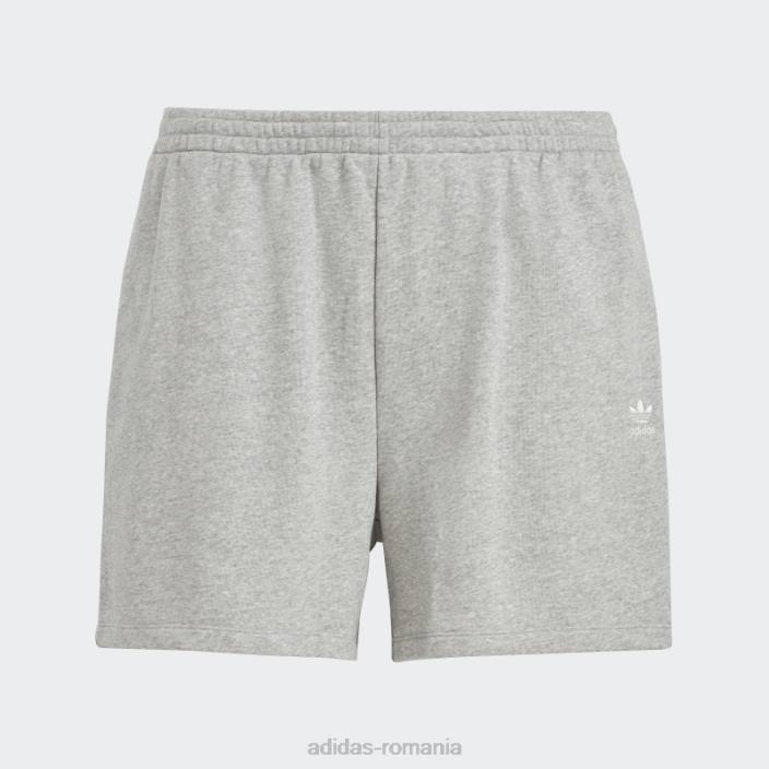 Adidas pantaloni scurți adicolor essentials french terry (plus mărime) gri mediu adidas femei gri mediu 2JBN9228