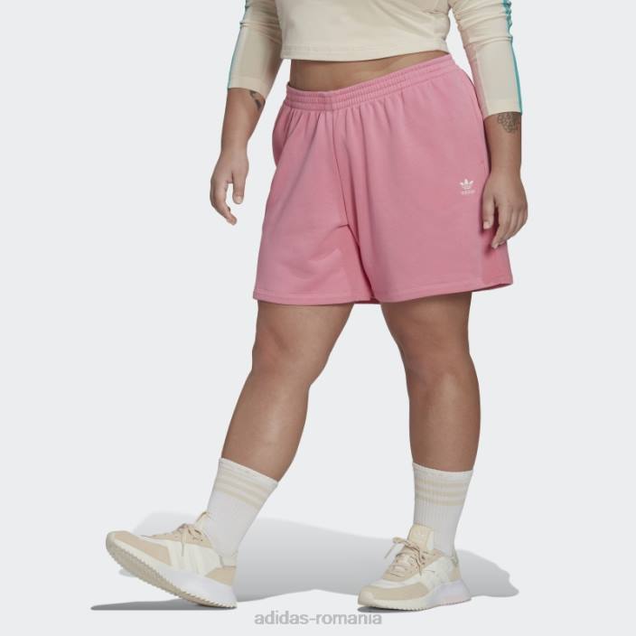 Adidas pantaloni scurți adicolor essentials roz (marime plus) femei roz 2JBN9862
