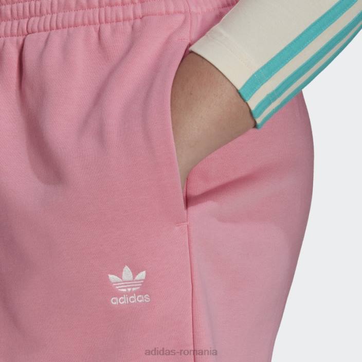 Adidas pantaloni scurți adicolor essentials roz (marime plus) femei roz 2JBN9862