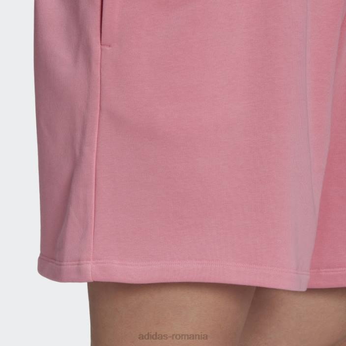 Adidas pantaloni scurți adicolor essentials roz (marime plus) femei roz 2JBN9862