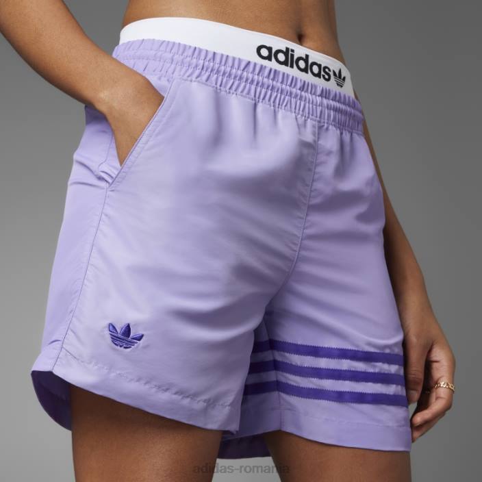 Adidas pantaloni scurți adicolor neuclassics lila femei liliac 2JBN17432