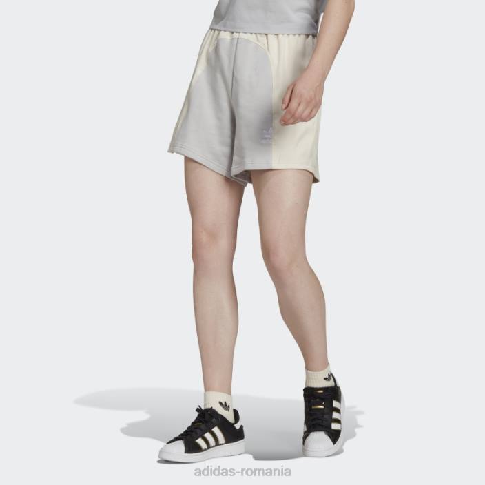 Adidas pantaloni scurți adicolor split trefoil alb femei alb 2JBN10819