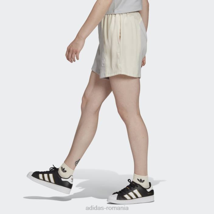 Adidas pantaloni scurți adicolor split trefoil alb femei alb 2JBN10819