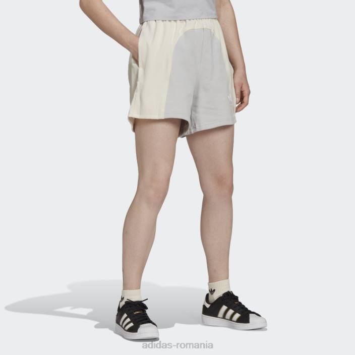 Adidas pantaloni scurți adicolor split trefoil alb femei alb 2JBN10819