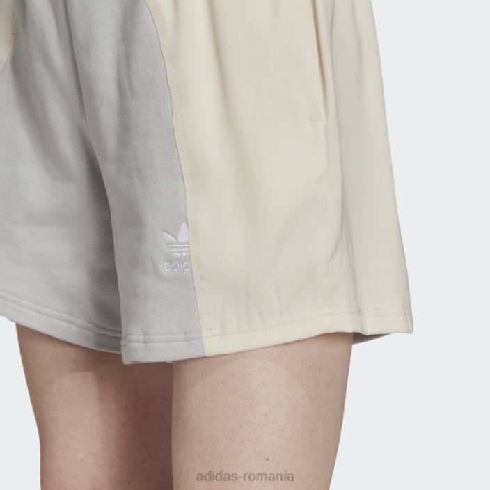 Adidas pantaloni scurți adicolor split trefoil alb femei alb 2JBN10819