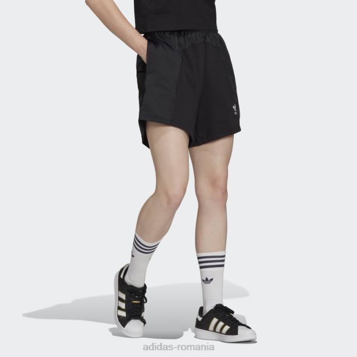 Adidas pantaloni scurți adicolor split trefoil negru adidas femei negru 2JBN2898