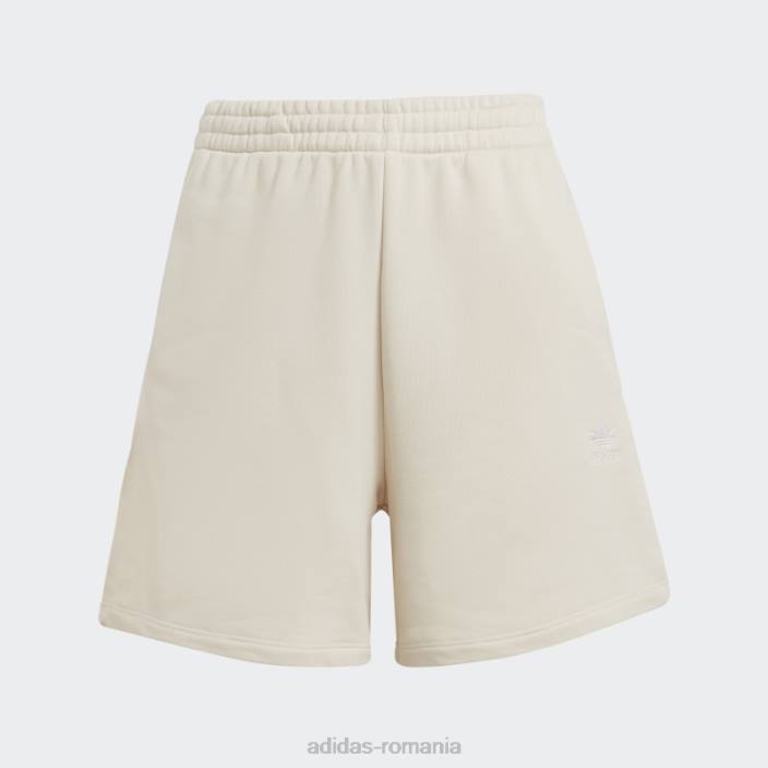 Adidas pantaloni scurți albi adicolor essentials french terry femei alb 2JBN9377