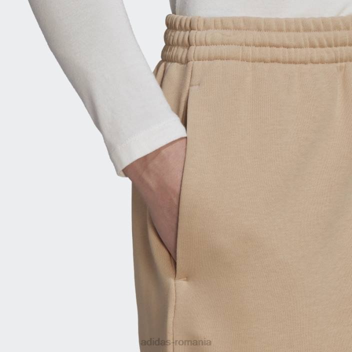 Adidas pantaloni scurți bej adicolor essentials french terry femei bej 2JBN10522