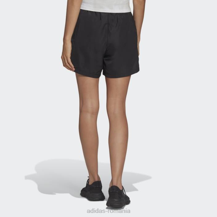 Adidas pantaloni scurți cu fermoar adicolor negru femei negru 2JBN3133