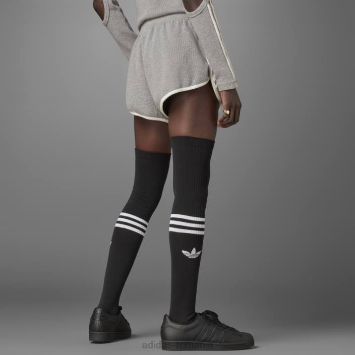Adidas pantaloni scurți de tip waffle core heather blue femei miezul erica 2JBN9556