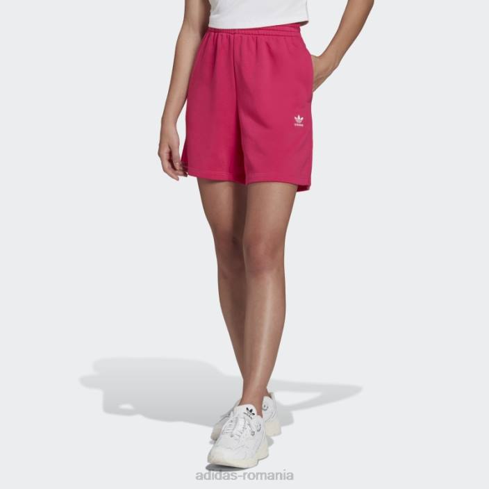 Adidas pantaloni scurți din țesătură franțuzească adicolor pur magenta femei magenta real 2JBN10612
