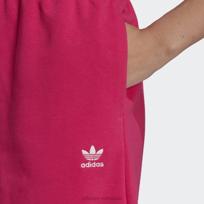 Adidas pantaloni scurți din țesătură franțuzească adicolor pur magenta femei magenta real 2JBN10612
