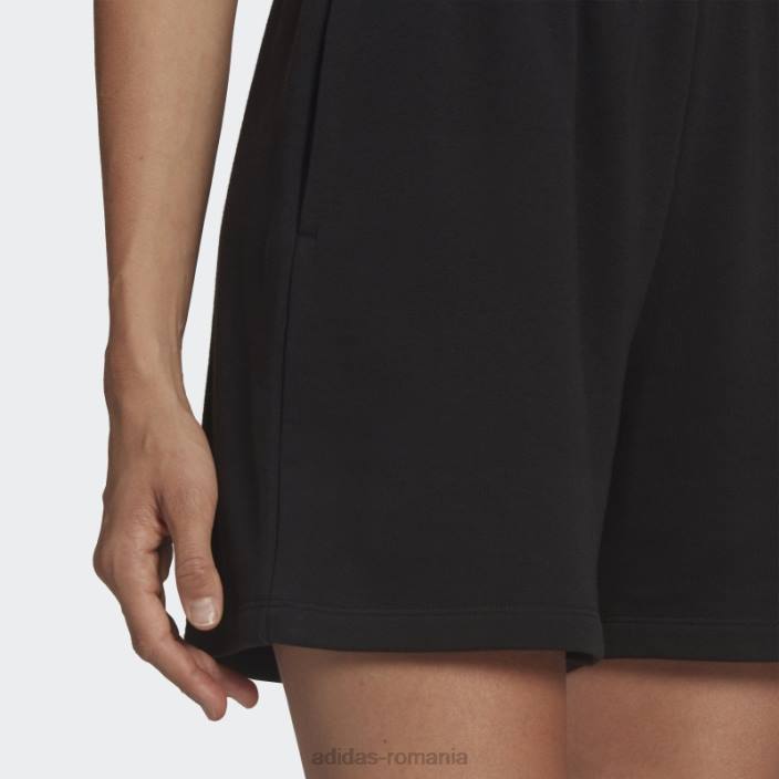 Adidas pantaloni scurți negri adicolor essentials french terry femei negru 2JBN10823