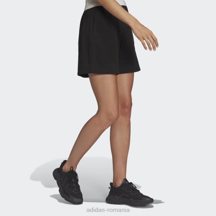 Adidas pantaloni scurți negri adicolor essentials french terry femei negru 2JBN3010