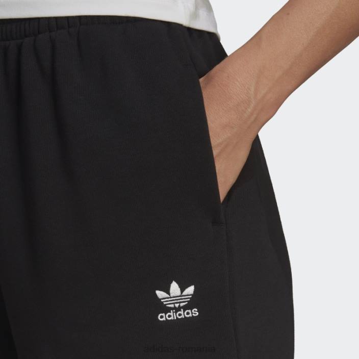 Adidas pantaloni scurți negri adicolor essentials french terry femei negru 2JBN3010