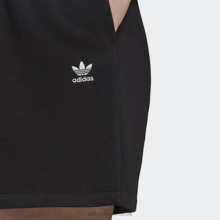 Adidas pantaloni scurți negri adicolor essentials (mărime plus) femei negru 2JBN9863