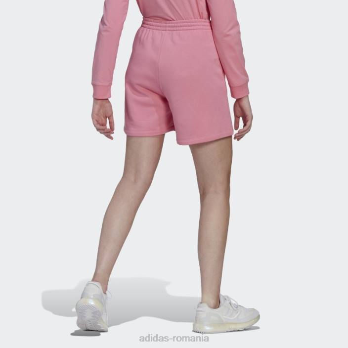 Adidas pantaloni scurți roz adicolor essentials french terry femei roz 2JBN10097
