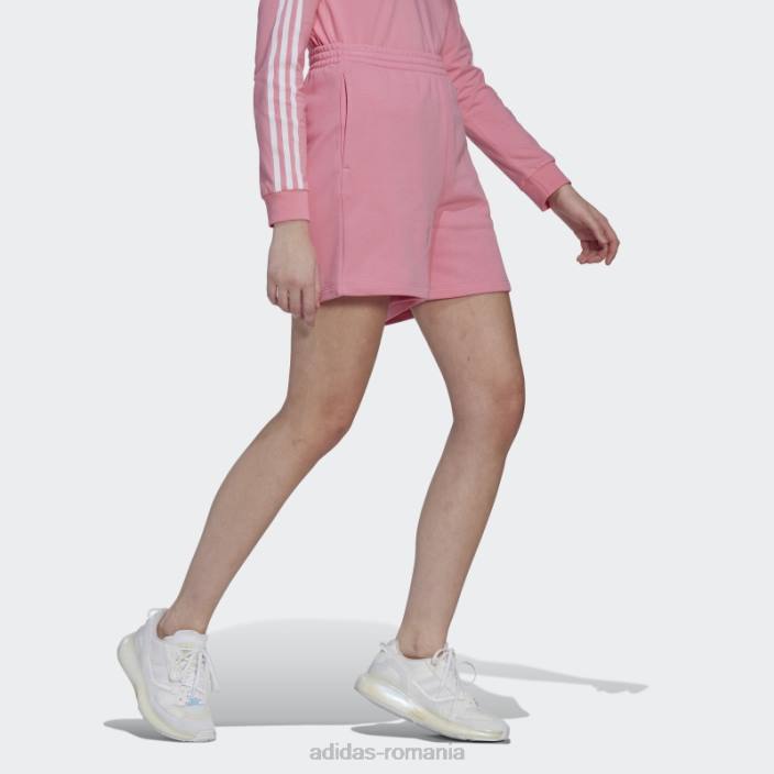 Adidas pantaloni scurți roz adicolor essentials french terry femei roz 2JBN10097