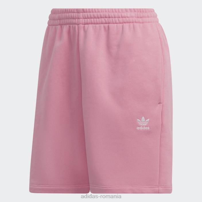 Adidas pantaloni scurți roz adicolor essentials french terry femei roz 2JBN10097
