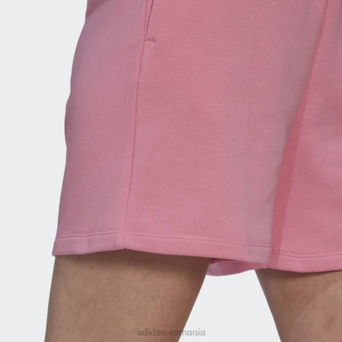Adidas pantaloni scurți roz adicolor essentials french terry femei roz 2JBN10097