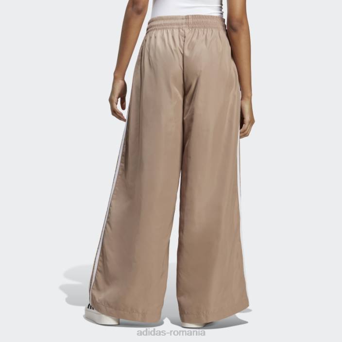 Adidas pantaloni supradimensionați de trening maro cretos femei maro cretos 2JBN16502