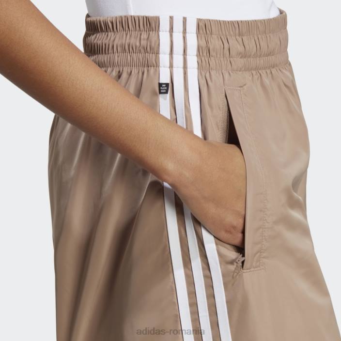 Adidas pantaloni supradimensionați de trening maro cretos femei maro cretos 2JBN16502