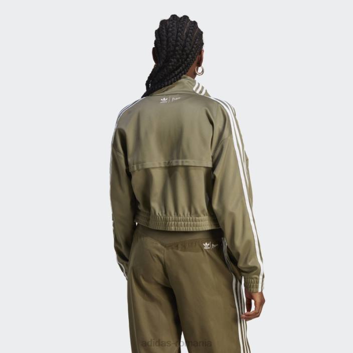 Adidas parley track top olive femei măsline 2JBN17420