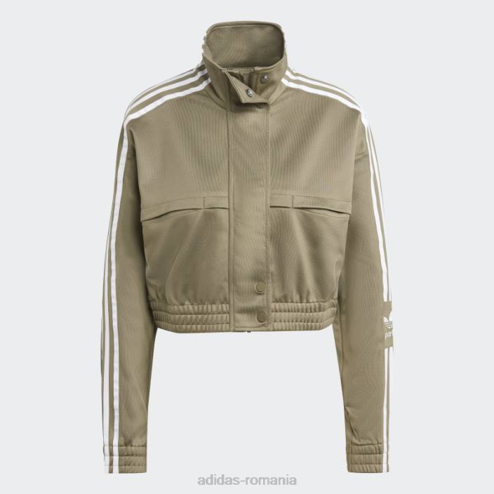 Adidas parley track top olive femei măsline 2JBN17420