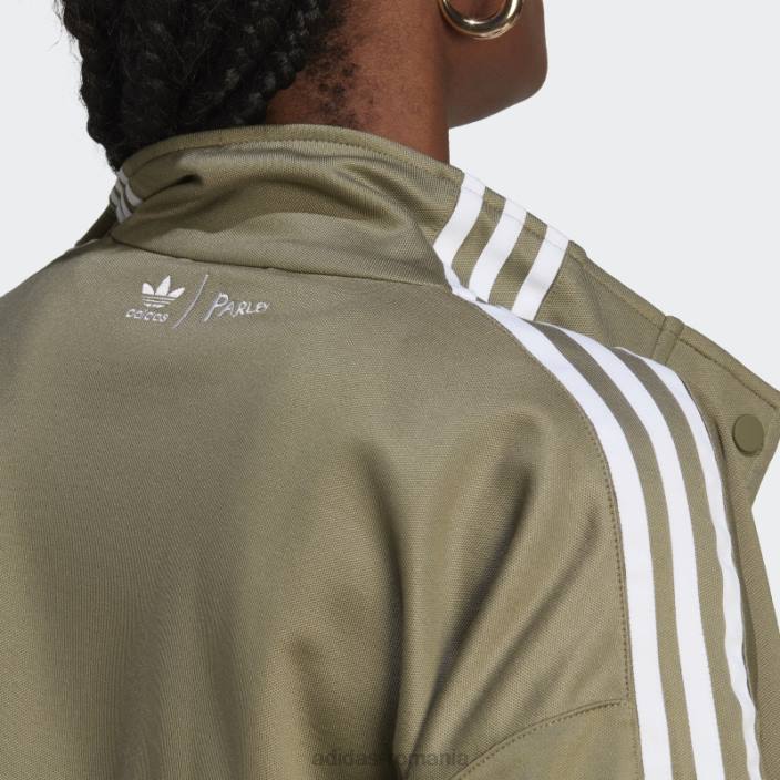 Adidas parley track top olive femei măsline 2JBN17420