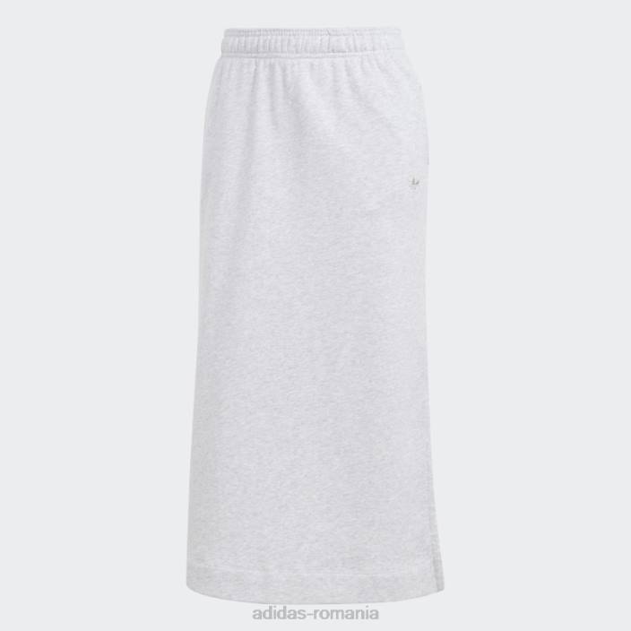 Adidas premium essentials fusta gri deschis heather femei erica gri deschis 2JBN16939