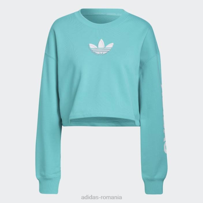 Adidas pulover mint rush streetball femei papură cu mentă 2JBN3233
