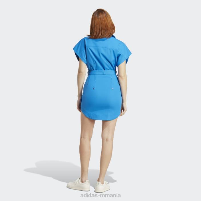 Adidas rochie cămașă club versiune albastră pasăre albastră adidas femei pasare albastra 2JBN17430