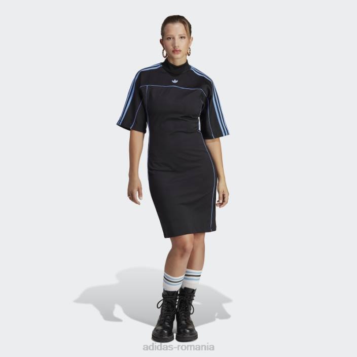 Adidas rochie cu linie de croială neagră femei negru 2JBN9344