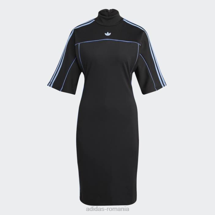 Adidas rochie cu linie de croială neagră femei negru 2JBN9344