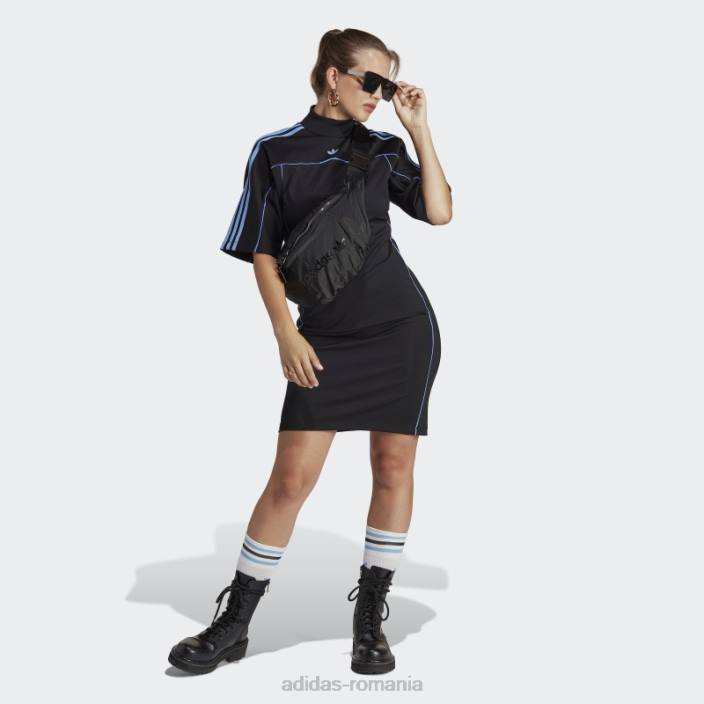 Adidas rochie cu linie de croială neagră femei negru 2JBN9344