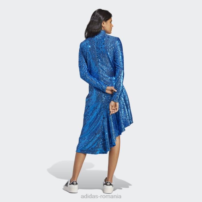 Adidas rochie cu paiete blue bird varianta albastra femei pasare albastra 2JBN2644
